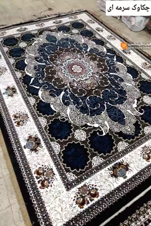 فرش چکاوک 440 شانه نگین کسری کاشان